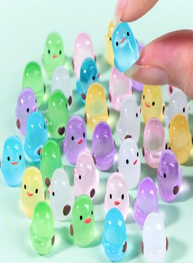 Emien 30 Pcs Luminous Mini Chicken,for Decoration Garden Plant DÉCor.6 Colors - Image 3